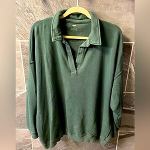 Aerie vneck sweatshirt